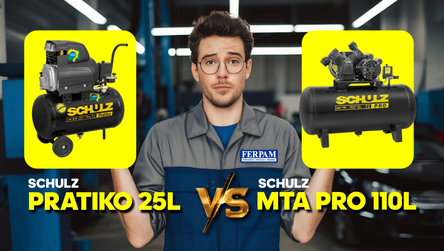Schulz Pratiko 25L vs. MTA Pro 110L - Blog Ferpam