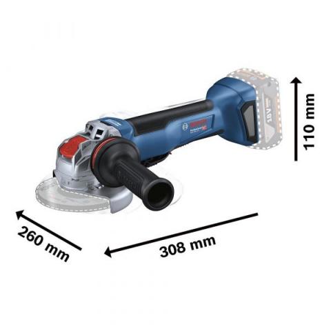 Esmerilhadeira Angular à Bateria GWX 18V-10 P 18V sem Bateria - Bosch