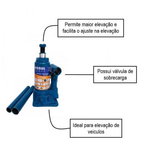 ロッド No.5038 MOBILE MASTER 705ML Macaco Hidráulico Garrafa 8Ton - SATA Brasil