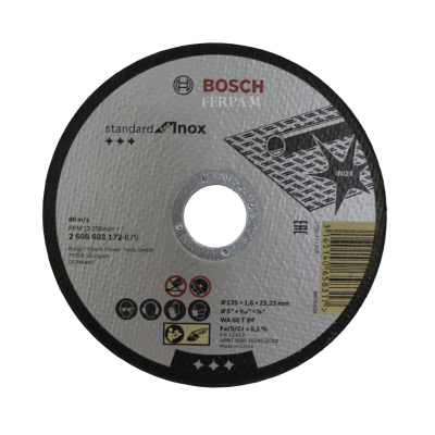 Disco de Corte Inox 125mm- Bosch 2608603172