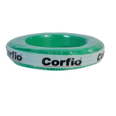 100 Metro Cabo Flexível 6mm 750V Verde Corfio W0109-VD