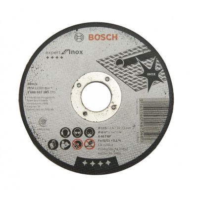 Disco Corte 4 1/2x1/16x7/8 Inox Bosch