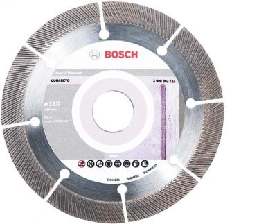 Disco de Corte Diamantado Concreto  Turbo Bosch
