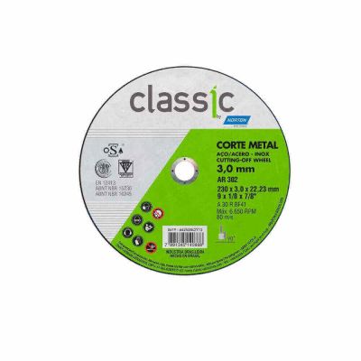 Disco De Corte Classic 9X1/8X7/8” AR302 Norton