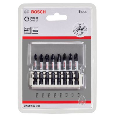 Jogo de pontas Bosch Impact Control 50mm com 8 peças