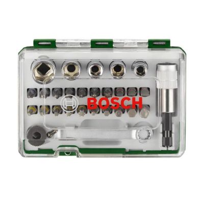 Kit de Pontas e Soquetes para Parafusar Bosch com 27 peças