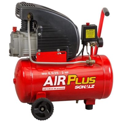 Compressor de Ar MSI-8,5/25L Air Plus- Schulz