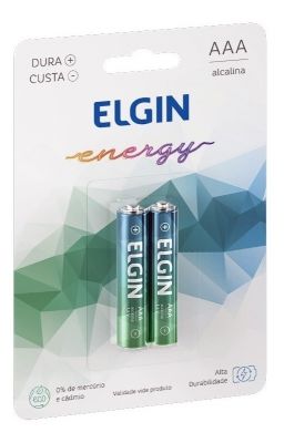 Pilha Alcalina  AAA 2und Elgin Energy