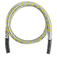 1.20 Metro de Mangueira Flexível Ponta a Ponta 3/8(I) Trama Inox Maqenge