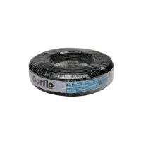 1 Metro Cabo Flexível 1,00mm 750V Preto Corfio