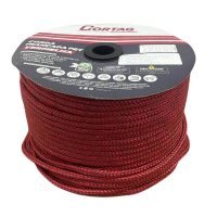 1 Metro de Corda 10mm 3/8 Pol. Vermelha Cortag 