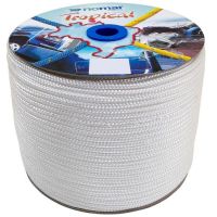1 Metro de Corda Trançada Tropical 4mm Branca Riomar