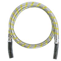 1 Metro de Mangueira Flexível Ponta a Ponta  5/8 Pol x 3/8 Pol. Maqenge