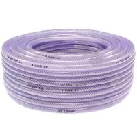 1 Metro de Mangueira Trançada 1" Cristal  250 PSI PT Ibirá