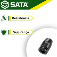 Soquete Impacto Sextavado 1/2" 24mm Sata