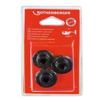 3 Peças Lâmina de Reposição para Cortador de Tubos 2 Pol. 70051D Rothenberger