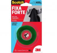 Fita Dupla Face Fixa Forte Transparente VHB 12mmx2m 3m Scotch