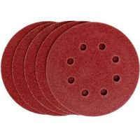 5 Discos de Lixa Velcro 125mm Grão 36 738019 MTX