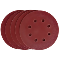 5 Discos de Lixa Velcro 125mm Grão 40 738029 MTX