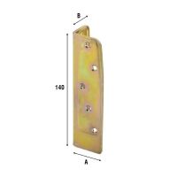 Placa Sup. Reg. P Pilares 40x40x140x3mm 800atala4040 Aldeghi