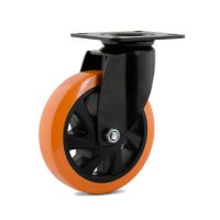 Rodízio 412 Placa Giratório Sem Freio Roda Polipropileno 90kg Colson