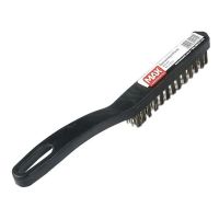 Escova De Aço Manual Com Cabo Plástico Max