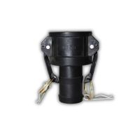 Acoplador Engate Rápido Fêmea x Espigão 3/4" Plástico Preto Bremen