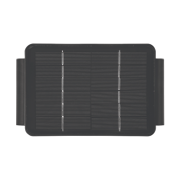 Arandela Led Solar Preta 6 Fachos 600lm 3000K G-light