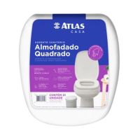 Assento Sanitário Almofadado Monte Carlo Branco PR1065-2 Atlas