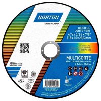 Disco De Corte Multicorte 4 1/2" X 3/64” X 7/8" Norton