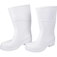Bota de Borracha Cano Médio Nº 38 Branco Kala 