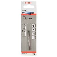 2un Broca Aço Rápido 2,5mm HSS-G Bosch