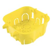 Caixa de Embutir Drywall 4x4 Amarela Tramontina 