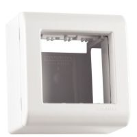 Caixa de Sobrepor 2 Postos LizFlex Branca Tramontina 