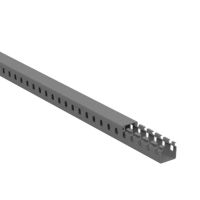  2 Metros Canaleta Recorte Aberto Cinza 20x20mm Lukma