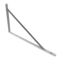 Cantoneira Ferro Reforçada Branca 40 cm Hayner