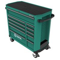 Carro para Ferramentas Profissionais com 11 Gavetas Verde ST95114G Sata