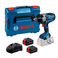 Chave de Impacto GDS 18V-1600 HC 18V 2Bat + Maleta Bosch
