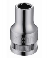 Soquete Estriado 9mm Com Encaixe 1/2" Sata