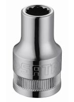 Soquete Estriado 1/2" 12mm Sata