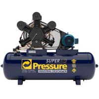 Compressor De Ar 60 Pés 175 PSI 425 Litros Trifásico 220/380V Pressure