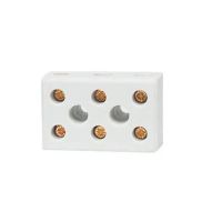 Conector Borne Porcelana 3P 16mm 68A Decorlux