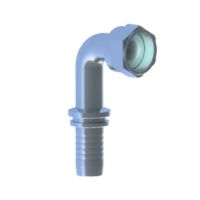 Conexão Hidráulica Cotovelo 90° 1 Pol. UNS Fêmea x 5/8 Pol. Prensável Metalquip