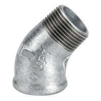 Cotovelo Macho/Fêmea Galvanizado NTP 45º 1/2 Pol. Tupy