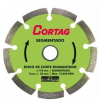 Disco Diamantado Segmentado Cortag
