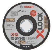 Disco de Corte X-LOCK Bosch Standard for Inox/Metal 115x1mm Reto