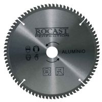 Disco de Serra Circular 250mm x 80 Dentes para Alumínio Rocast 