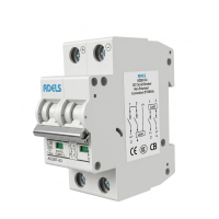 Disjuntor Bipolar CC 600VDC 32A ADDB7-63 Panda