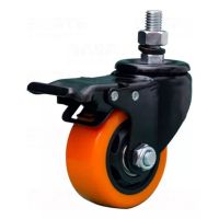 Rodízio Giratório Com Espiga e Freio Colson