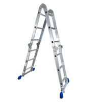 Escada Articulada Alumínio 12 Degraus 4x3 Alumasa